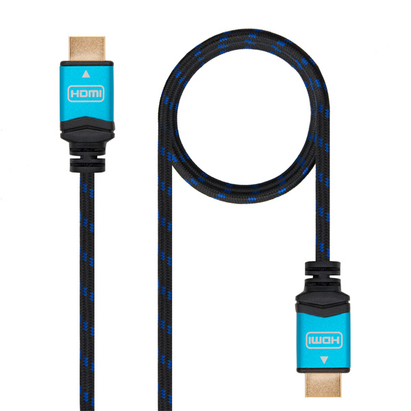 HDMI Cable TooQ 10.15.37 V2.0 Black Blue - Image 3