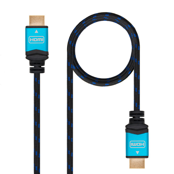 HDMI Cable TooQ 10.15.37 V2.0 Black Blue - Image 6